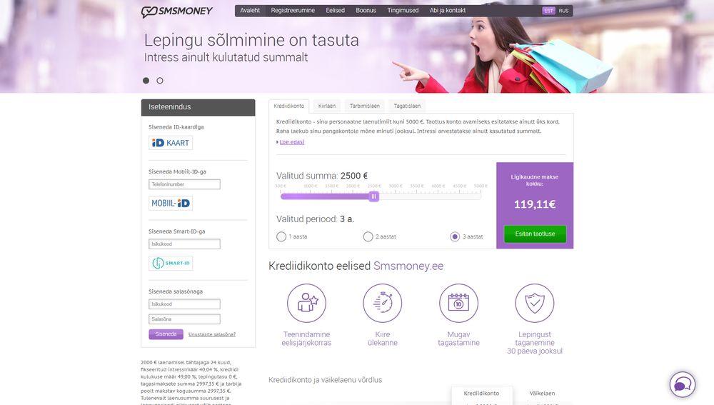 krediidikonto avamine