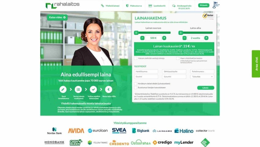 kiirlaenu pakkujad soomes rahalaitos