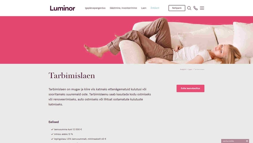 luminor väikelaen