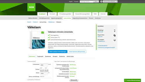 väikelaenu pakkujad - seb pank