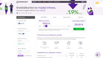 krediidikonto pakkuja (smsmoney)